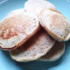 もっちりおからパウダーのパンケーキ　コーヒー味